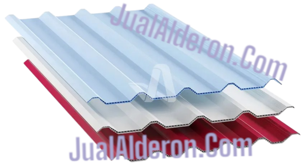 Harga Atap UPVC Alderon Per Lembar Per Meter Alderon